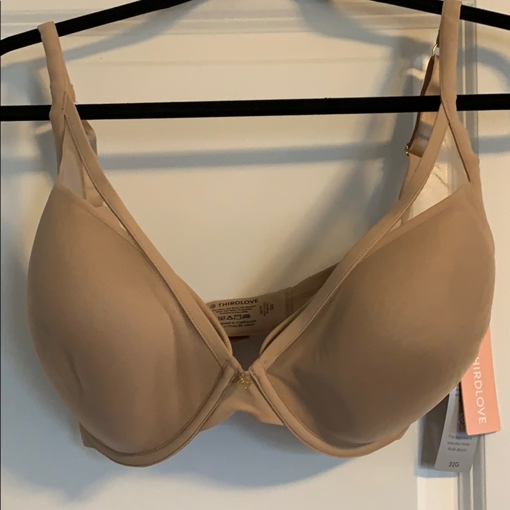 ThirdLove 24/7 Classic Contour Plunge bra 32G NWT